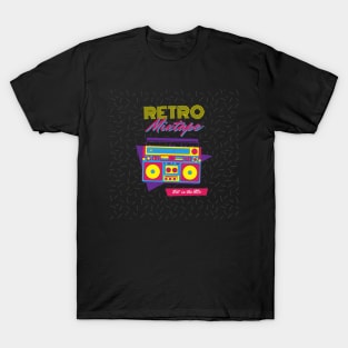 80's Retro Mixtape Design T-Shirt